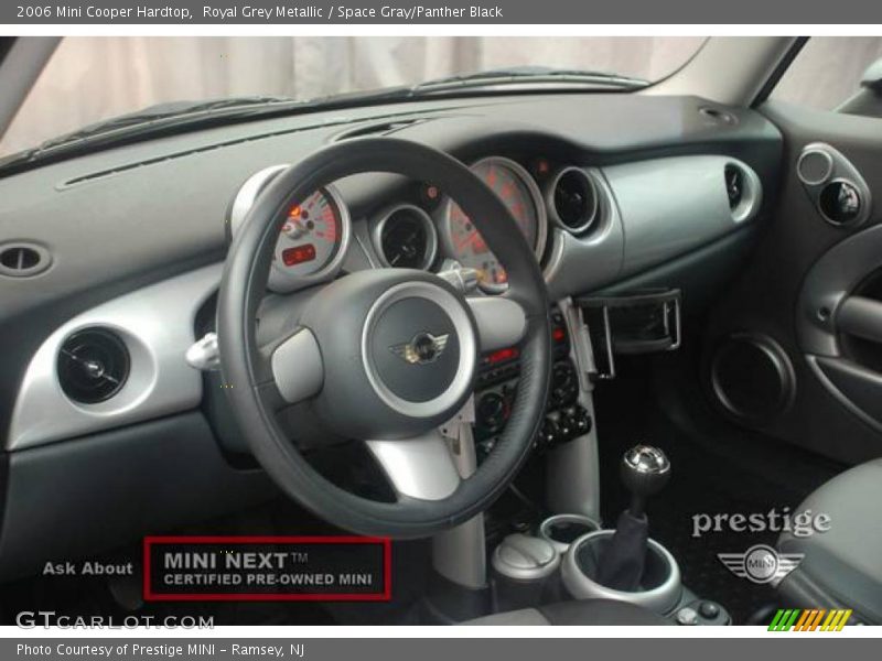 Royal Grey Metallic / Space Gray/Panther Black 2006 Mini Cooper Hardtop