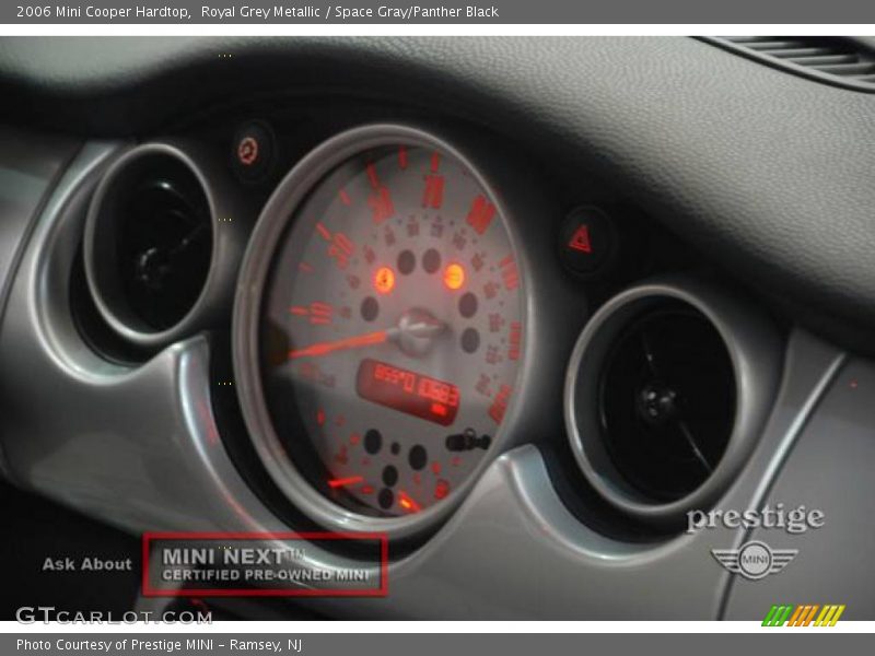 Royal Grey Metallic / Space Gray/Panther Black 2006 Mini Cooper Hardtop