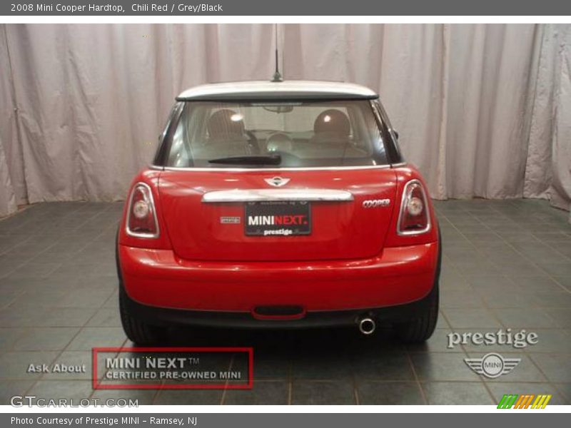 Chili Red / Grey/Black 2008 Mini Cooper Hardtop