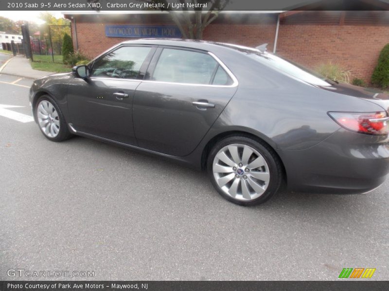 Carbon Grey Metallic / Light Neutral 2010 Saab 9-5 Aero Sedan XWD