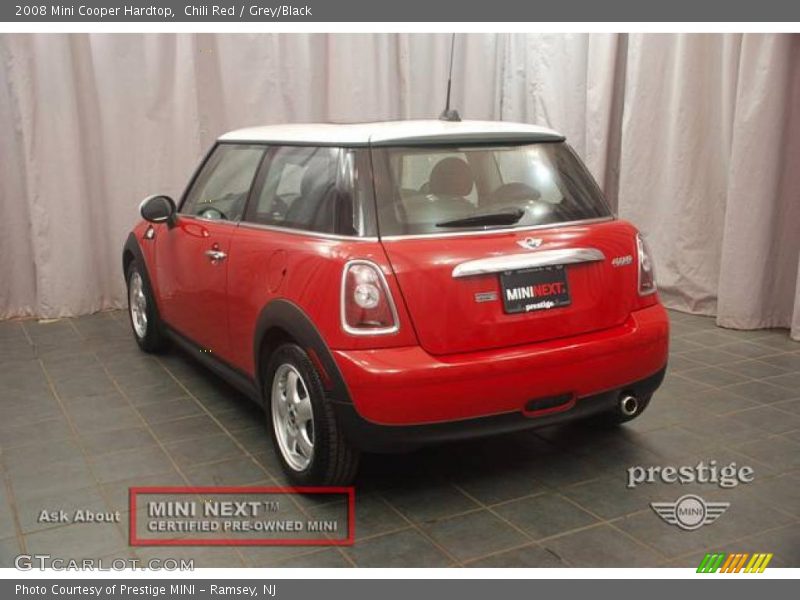 Chili Red / Grey/Black 2008 Mini Cooper Hardtop