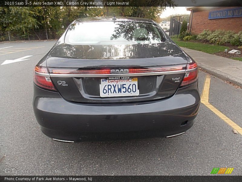 Carbon Grey Metallic / Light Neutral 2010 Saab 9-5 Aero Sedan XWD