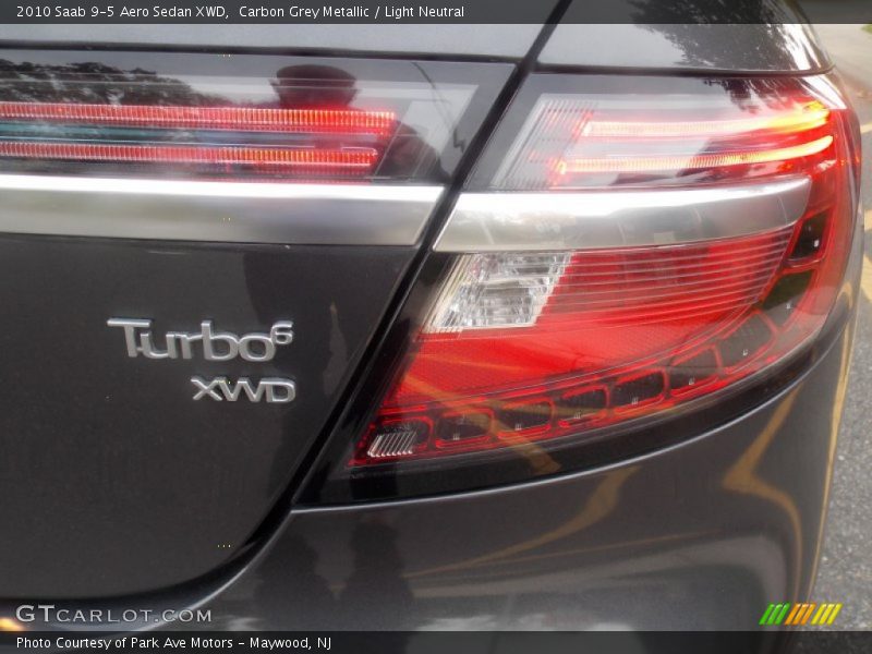 Carbon Grey Metallic / Light Neutral 2010 Saab 9-5 Aero Sedan XWD