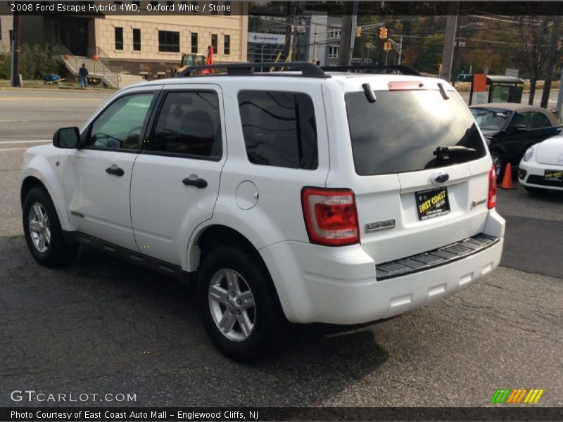 Oxford White / Stone 2008 Ford Escape Hybrid 4WD