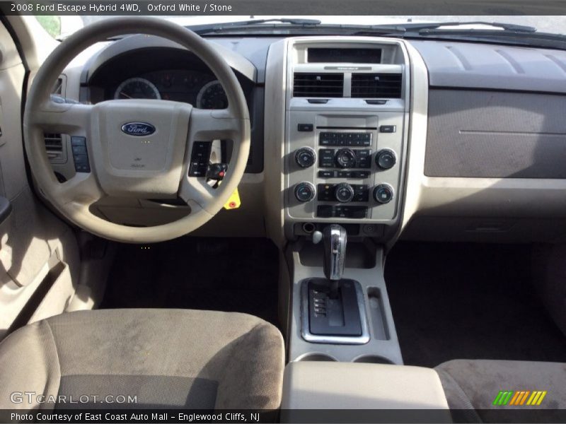 Oxford White / Stone 2008 Ford Escape Hybrid 4WD