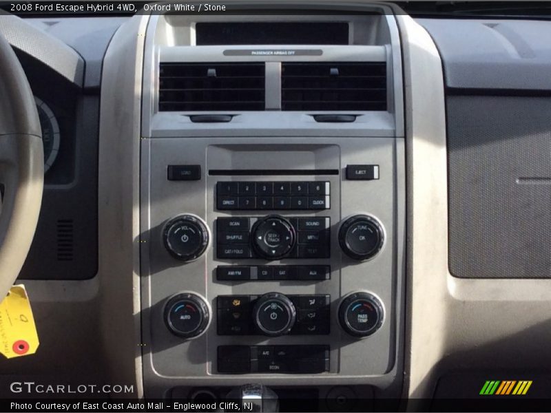 Oxford White / Stone 2008 Ford Escape Hybrid 4WD
