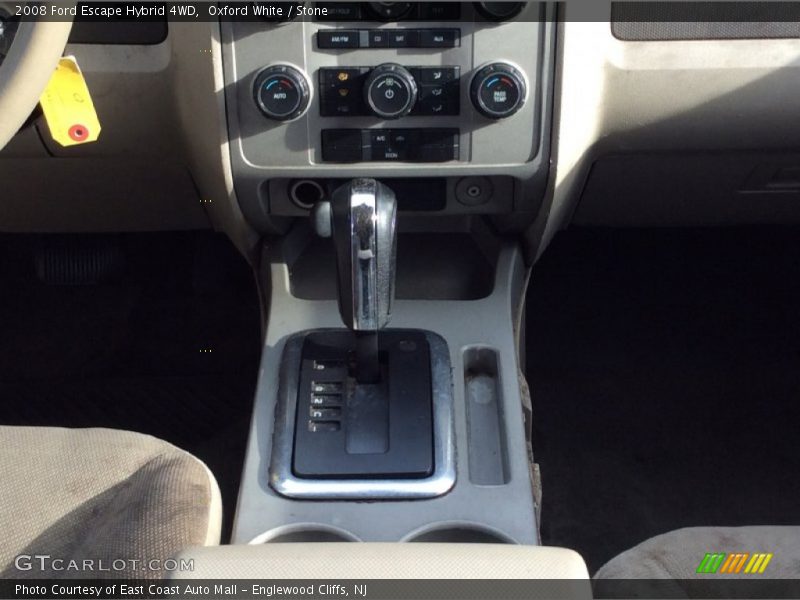 Oxford White / Stone 2008 Ford Escape Hybrid 4WD