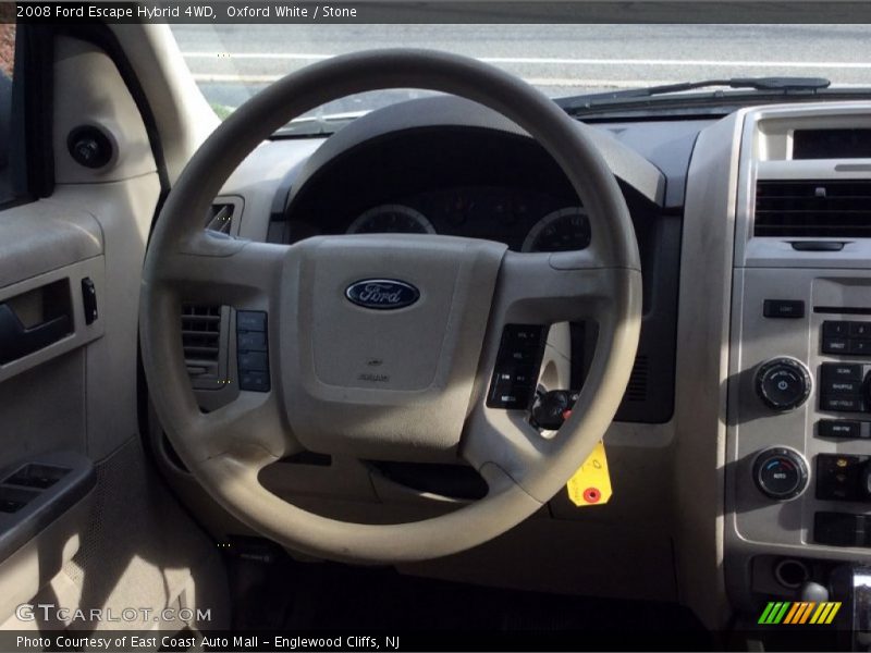 Oxford White / Stone 2008 Ford Escape Hybrid 4WD