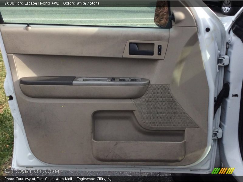 Oxford White / Stone 2008 Ford Escape Hybrid 4WD