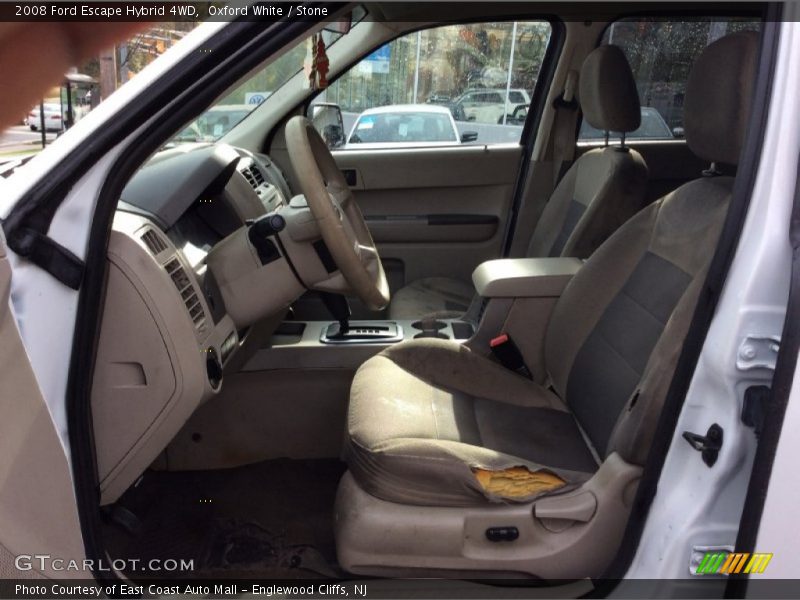 Oxford White / Stone 2008 Ford Escape Hybrid 4WD