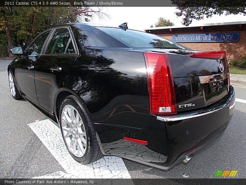 Black Raven / Ebony/Ebony 2012 Cadillac CTS 4 3.6 AWD Sedan