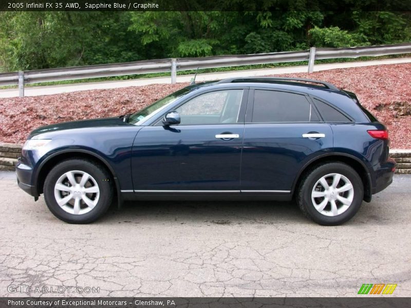 Sapphire Blue / Graphite 2005 Infiniti FX 35 AWD