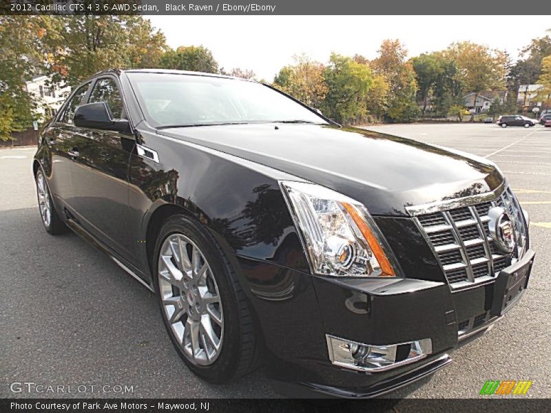 Black Raven / Ebony/Ebony 2012 Cadillac CTS 4 3.6 AWD Sedan