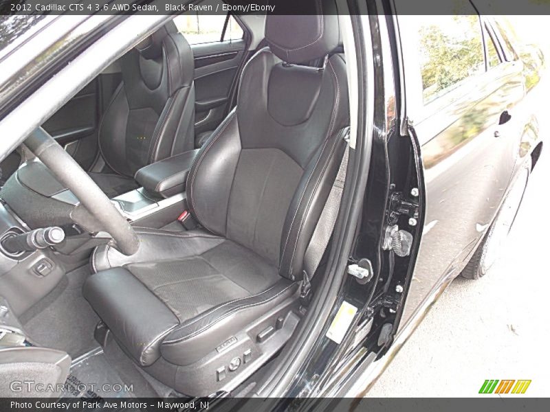 Black Raven / Ebony/Ebony 2012 Cadillac CTS 4 3.6 AWD Sedan