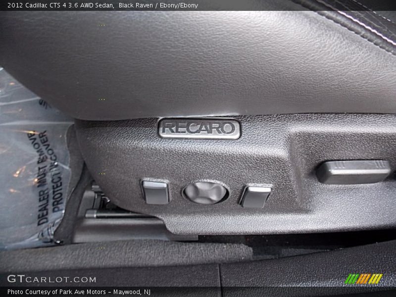 Black Raven / Ebony/Ebony 2012 Cadillac CTS 4 3.6 AWD Sedan