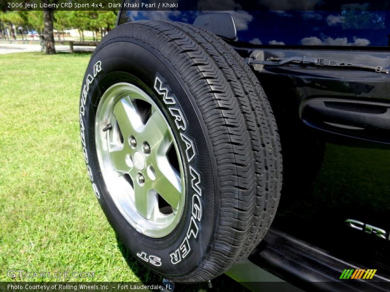 Dark Khaki Pearl / Khaki 2006 Jeep Liberty CRD Sport 4x4