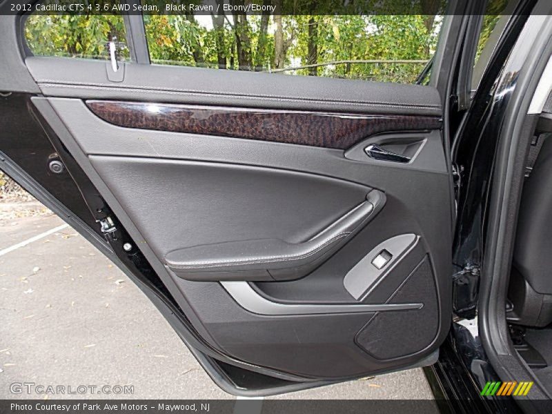 Black Raven / Ebony/Ebony 2012 Cadillac CTS 4 3.6 AWD Sedan