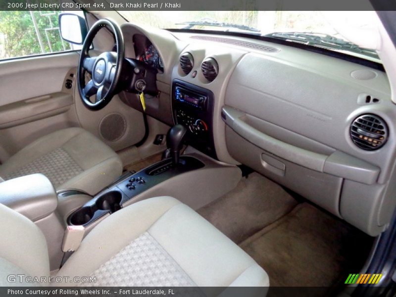  2006 Liberty CRD Sport 4x4 Khaki Interior
