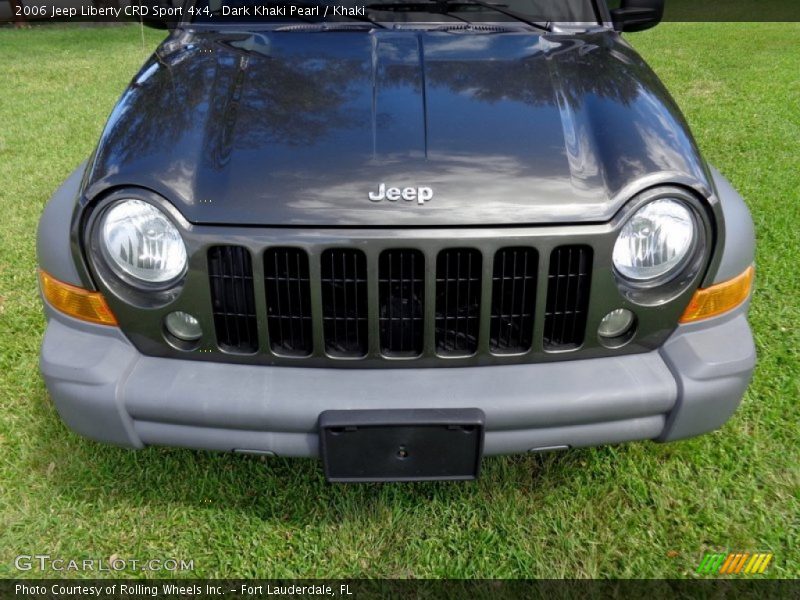 Dark Khaki Pearl / Khaki 2006 Jeep Liberty CRD Sport 4x4