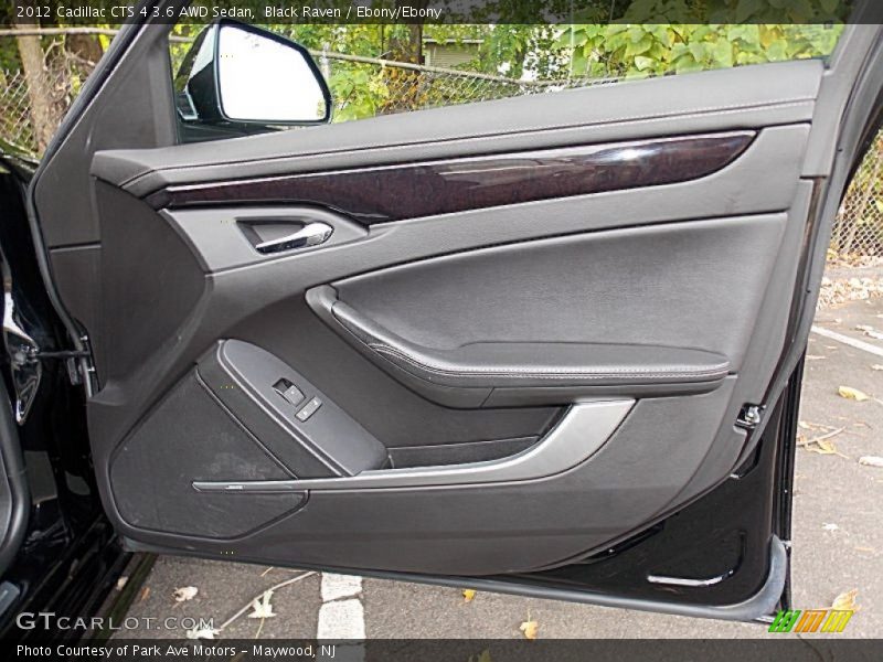Black Raven / Ebony/Ebony 2012 Cadillac CTS 4 3.6 AWD Sedan