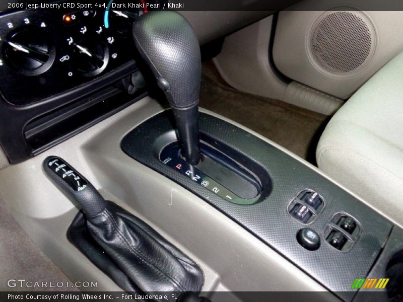 Dark Khaki Pearl / Khaki 2006 Jeep Liberty CRD Sport 4x4