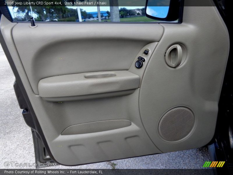 Dark Khaki Pearl / Khaki 2006 Jeep Liberty CRD Sport 4x4