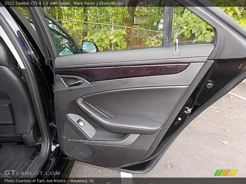 Black Raven / Ebony/Ebony 2012 Cadillac CTS 4 3.6 AWD Sedan