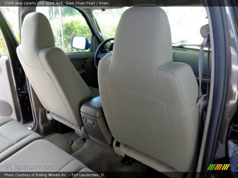 Dark Khaki Pearl / Khaki 2006 Jeep Liberty CRD Sport 4x4