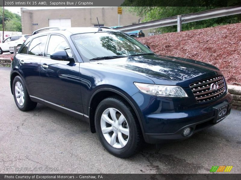 Sapphire Blue / Graphite 2005 Infiniti FX 35 AWD