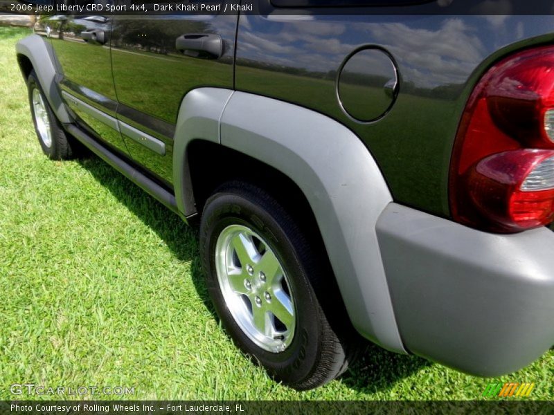 Dark Khaki Pearl / Khaki 2006 Jeep Liberty CRD Sport 4x4