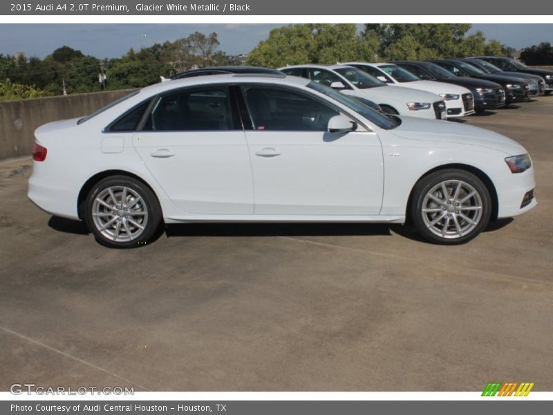 Glacier White Metallic / Black 2015 Audi A4 2.0T Premium