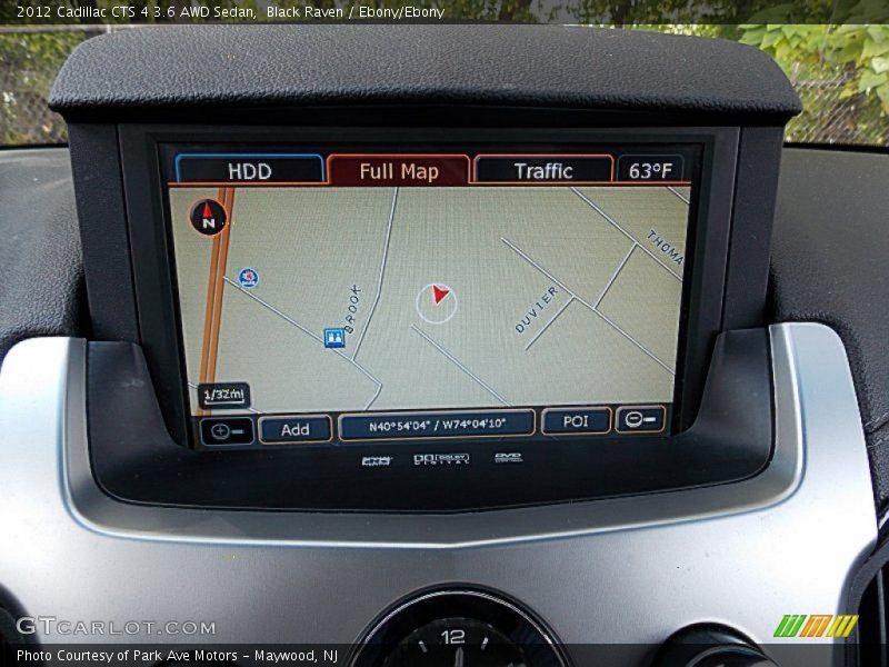 Black Raven / Ebony/Ebony 2012 Cadillac CTS 4 3.6 AWD Sedan