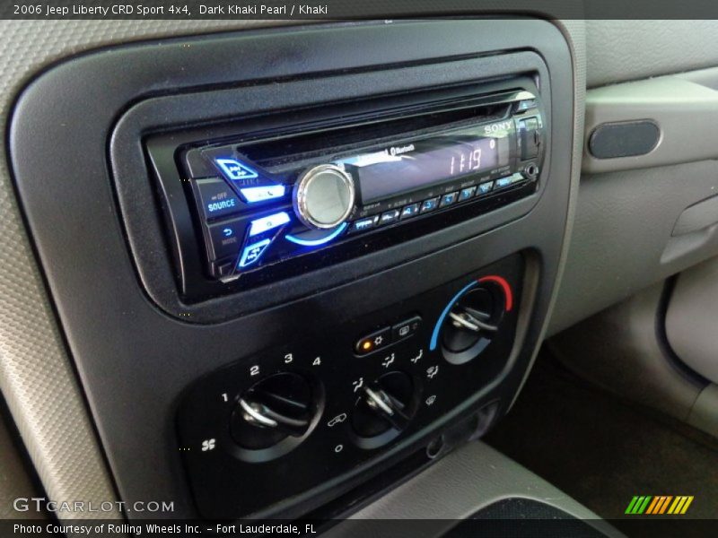 Dark Khaki Pearl / Khaki 2006 Jeep Liberty CRD Sport 4x4