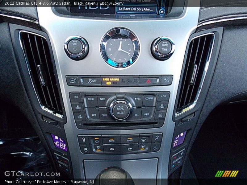 Black Raven / Ebony/Ebony 2012 Cadillac CTS 4 3.6 AWD Sedan