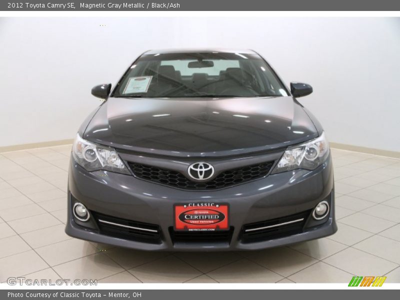 Magnetic Gray Metallic / Black/Ash 2012 Toyota Camry SE