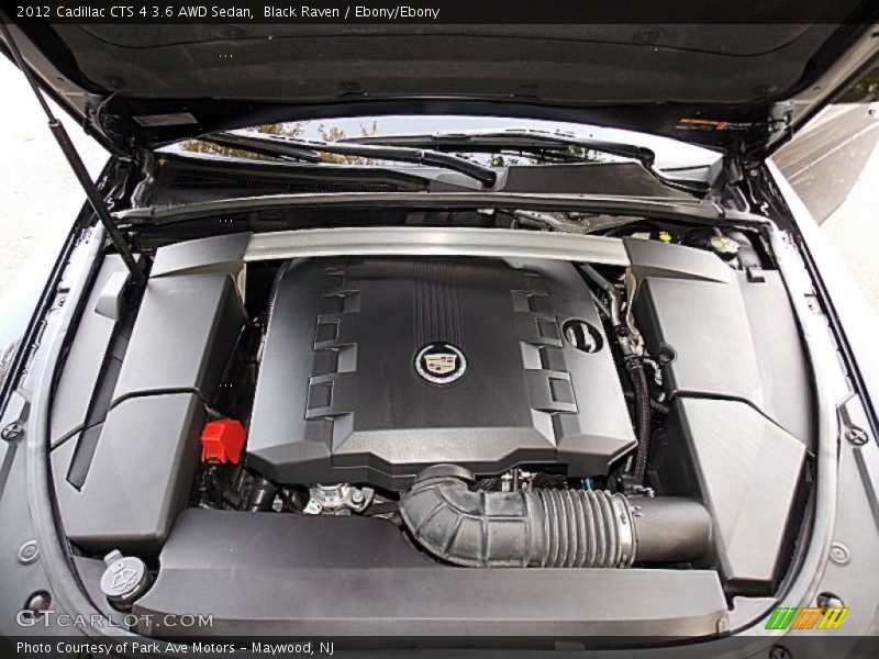 Black Raven / Ebony/Ebony 2012 Cadillac CTS 4 3.6 AWD Sedan