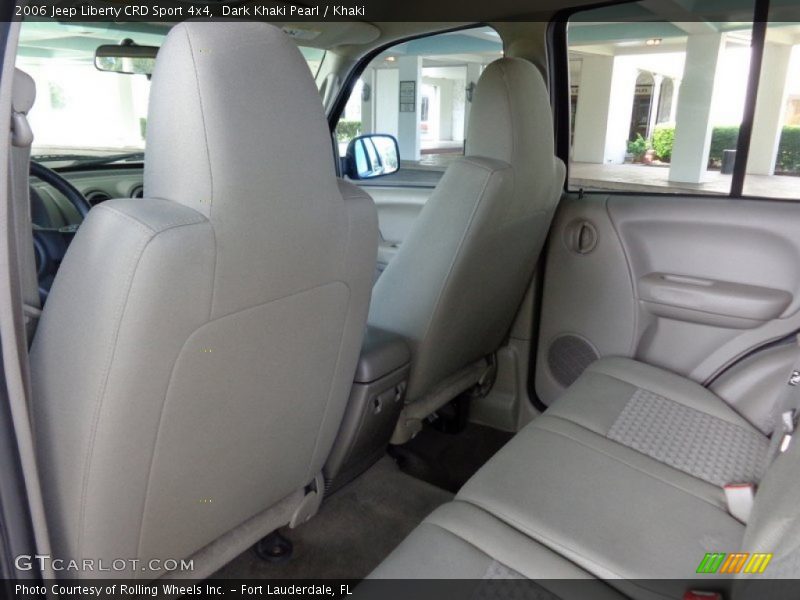 Dark Khaki Pearl / Khaki 2006 Jeep Liberty CRD Sport 4x4