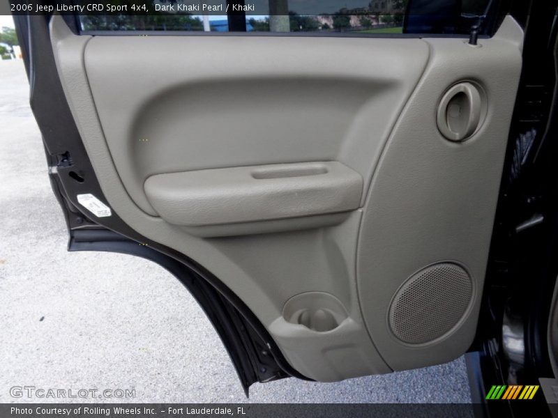 Dark Khaki Pearl / Khaki 2006 Jeep Liberty CRD Sport 4x4