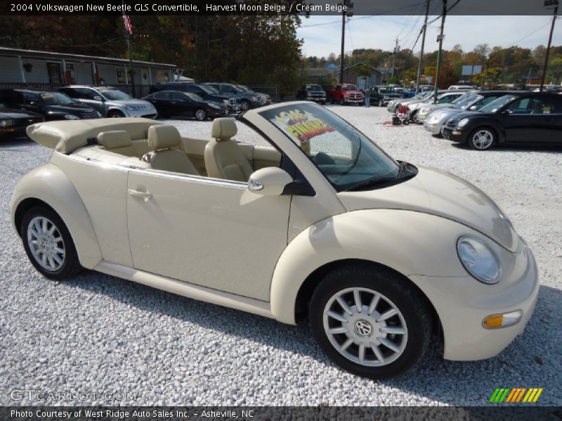 Harvest Moon Beige / Cream Beige 2004 Volkswagen New Beetle GLS Convertible