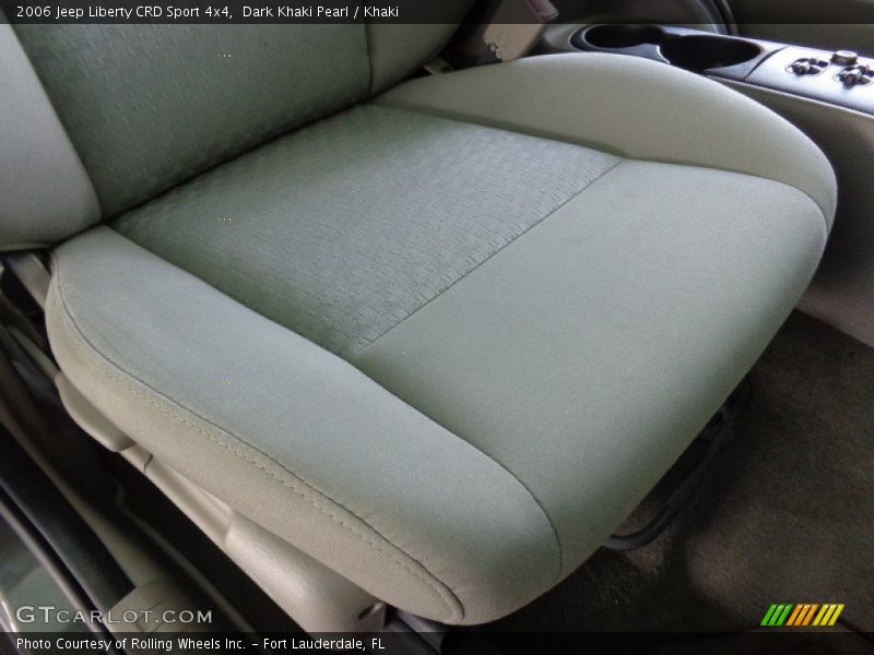 Dark Khaki Pearl / Khaki 2006 Jeep Liberty CRD Sport 4x4