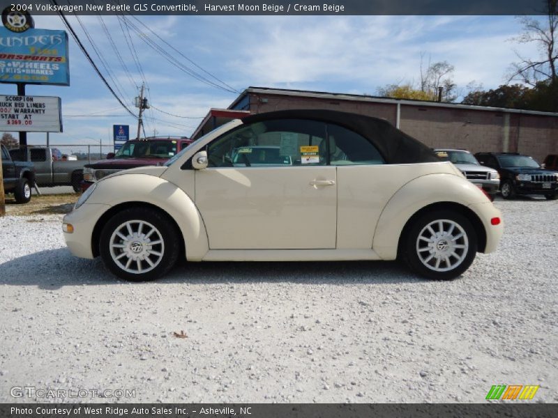 Harvest Moon Beige / Cream Beige 2004 Volkswagen New Beetle GLS Convertible