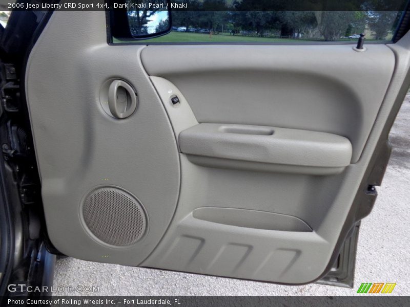 Dark Khaki Pearl / Khaki 2006 Jeep Liberty CRD Sport 4x4