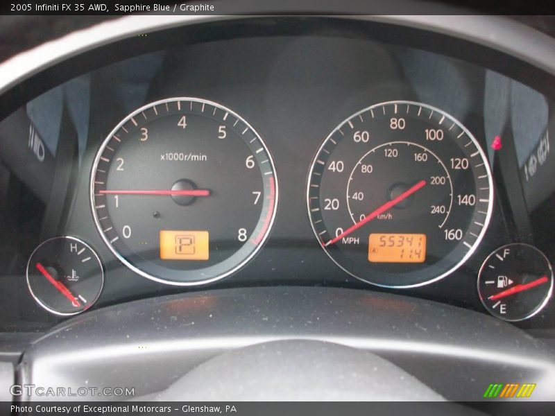 Sapphire Blue / Graphite 2005 Infiniti FX 35 AWD