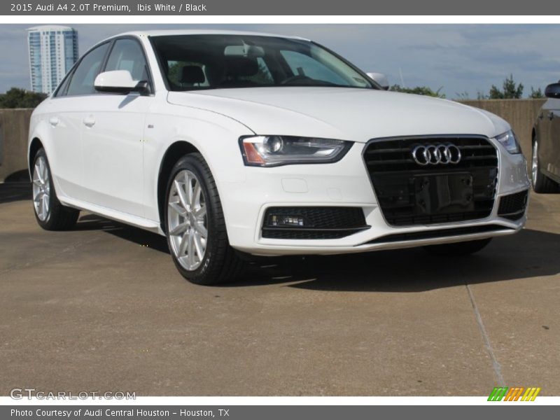 Ibis White / Black 2015 Audi A4 2.0T Premium
