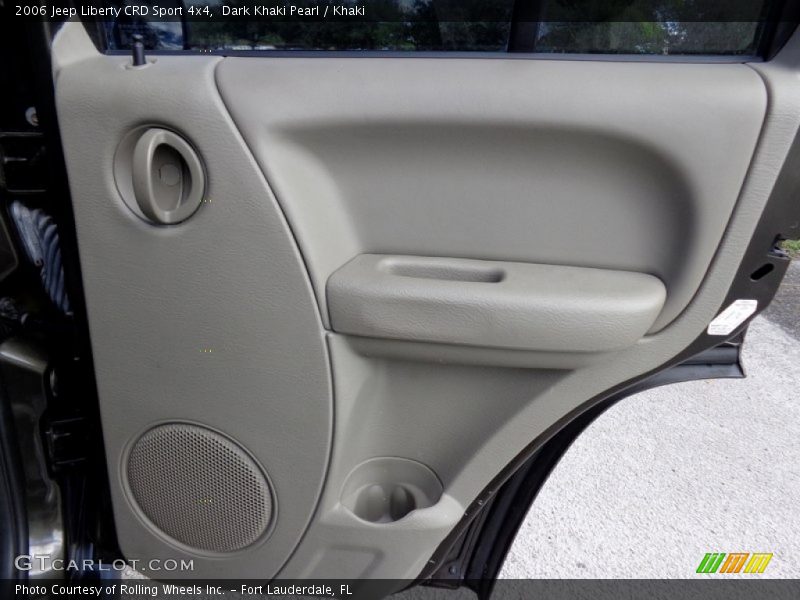 Dark Khaki Pearl / Khaki 2006 Jeep Liberty CRD Sport 4x4