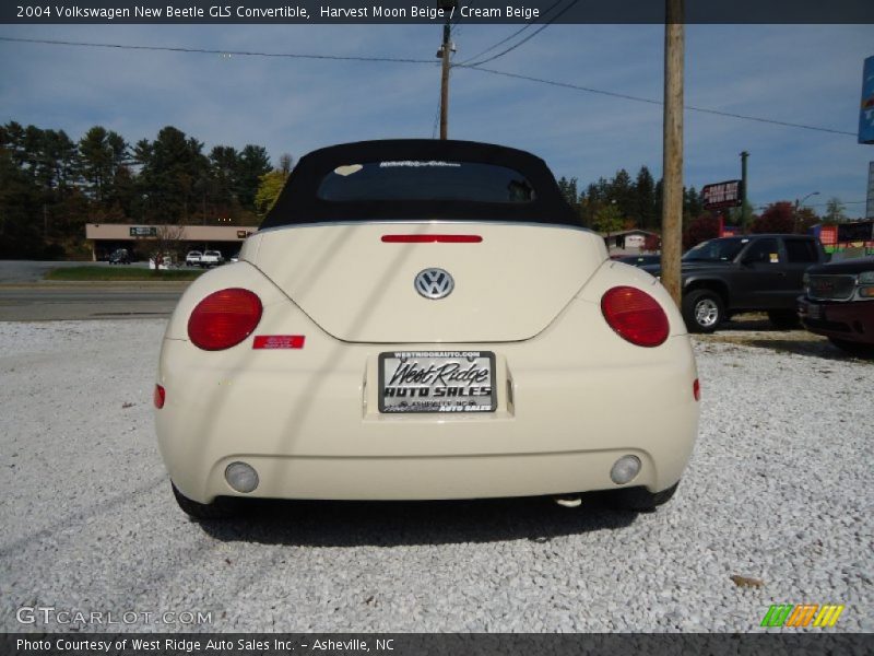 Harvest Moon Beige / Cream Beige 2004 Volkswagen New Beetle GLS Convertible