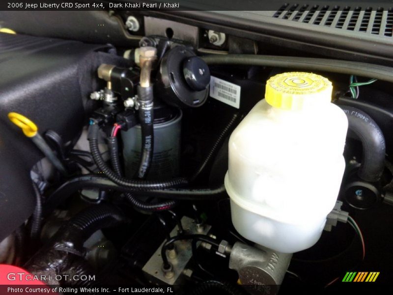 Dark Khaki Pearl / Khaki 2006 Jeep Liberty CRD Sport 4x4