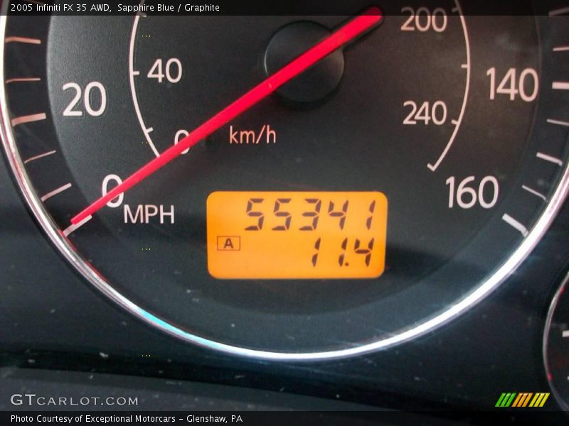 Sapphire Blue / Graphite 2005 Infiniti FX 35 AWD