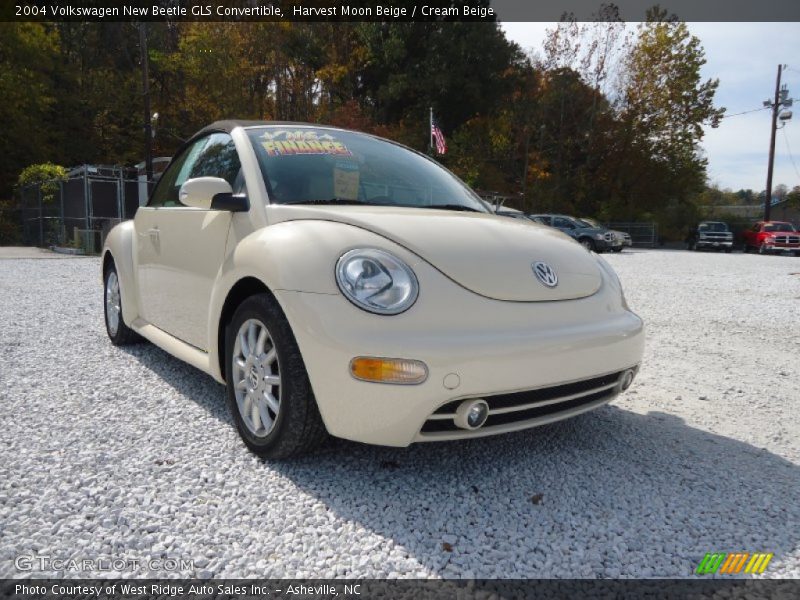 Harvest Moon Beige / Cream Beige 2004 Volkswagen New Beetle GLS Convertible