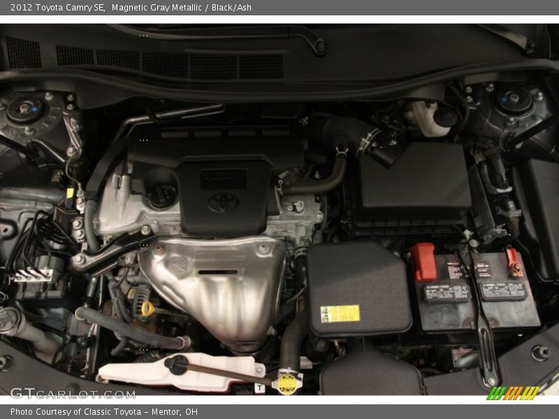 Magnetic Gray Metallic / Black/Ash 2012 Toyota Camry SE